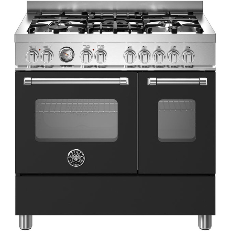 Bertazzoni Range Cooker Dual Fuel MAS95C2ENEC – Matt Black