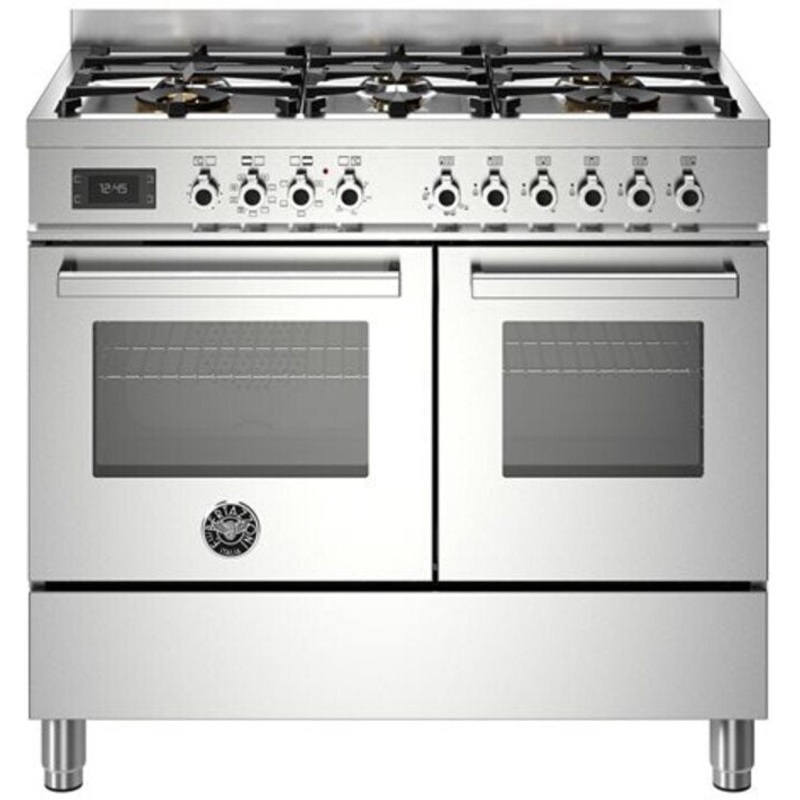 Bertazzoni Range Cooker Dual Fuel PRO106L2EXT – Stainless Steel