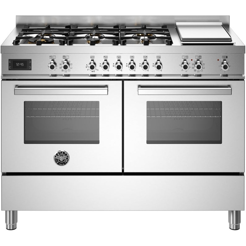 Bertazzoni Range Cooker Dual Fuel PRO126G2EXT – Stainless Steel